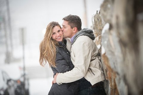 Snowy Engagement Session in Baltimore  ||   J.Fannon Photography  ||  Charm City Wed  ||  www.charmcitywed.com