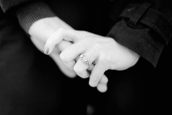 Winter Beach Engagement Photos  ||  Lauren Werkheiser Photography ||  Charm City Wed  ||  www.charmcitywed.com