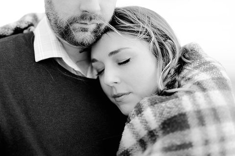 Winter Beach Engagement Photos  ||  Lauren Werkheiser Photography ||  Charm City Wed  ||  www.charmcitywed.com