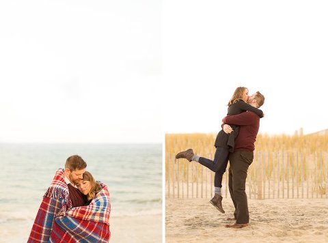 Winter Beach Engagement Photos  ||  Lauren Werkheiser Photography ||  Charm City Wed  ||  www.charmcitywed.com