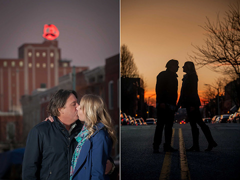 Natty Boh Engagement Photo  ||  What to wear for engagement session  ||  Jennifer Smutek Photography  ||   Charm City Wed  ||   www.charmcitywed.com