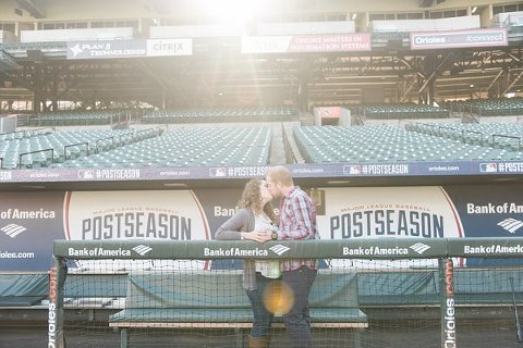 Oriole Park Engagement Session  ||  Joy Michelle Photography  ||  Charm City Wed  ||  www.charmcitywed.com