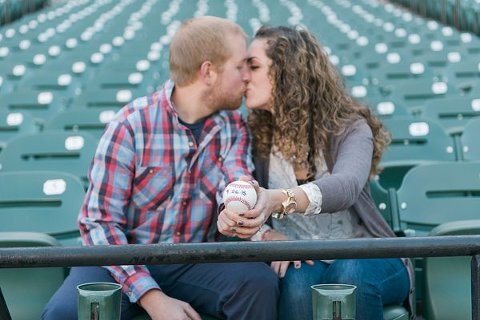 Oriole Park Engagement Session  ||  Joy Michelle Photography  ||  Charm City Wed  ||  www.charmcitywed.com