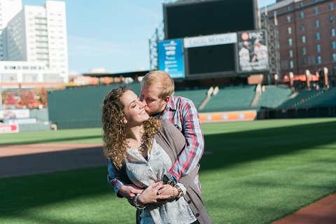 Oriole Park Engagement Session  ||  Joy Michelle Photography  ||  Charm City Wed  ||  www.charmcitywed.com