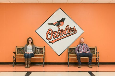 Oriole Park Engagement Session  ||  Joy Michelle Photography  ||  Charm City Wed  ||  www.charmcitywed.com