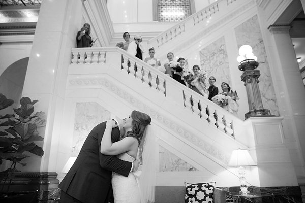 Elegant Winter Wedding at Hotel Monaco Baltimore || Richard and Tara Photography || Charm City Wed || www.charmcitywed.com