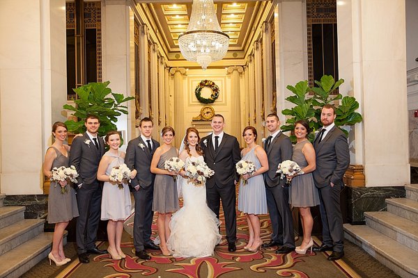 Elegant Winter Wedding at Hotel Monaco Baltimore || Richard and Tara Photography || Charm City Wed || www.charmcitywed.com