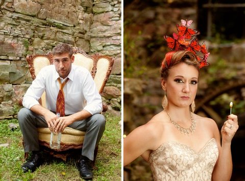 Hunger Games Inspired Wedding Styled Shoot  ||  Mollie Tobias Photography  ||  Charm City Wed  ||  www.charmcitywed.com
