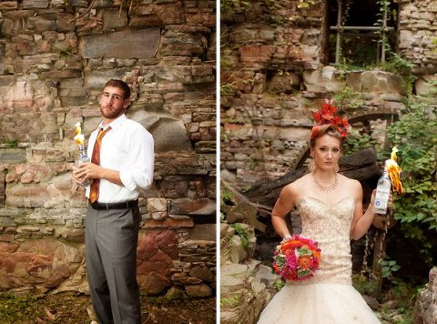 Hunger Games Inspired Wedding Styled Shoot  ||  Mollie Tobias Photography  ||  Charm City Wed  ||  www.charmcitywed.com