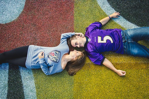 Ravens Engagement Session  ||  Richard Barlow Photography  ||  Charm City Wed  ||  www.charmcitywed.com