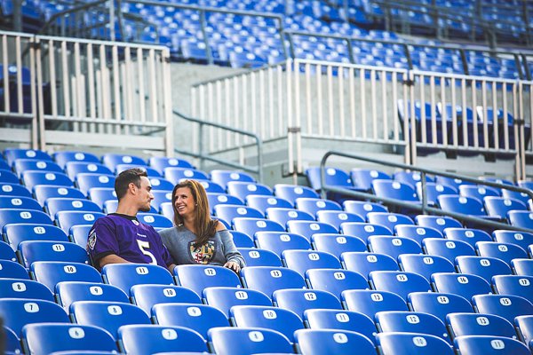 Ravens Engagement Session  ||  Richard Barlow Photography  ||  Charm City Wed  ||  www.charmcitywed.com