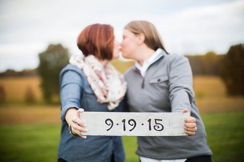 Same-sex engagement photos  ||  Photography by Brea ||  Charm City Wed  ||   www.charmcitywed.com