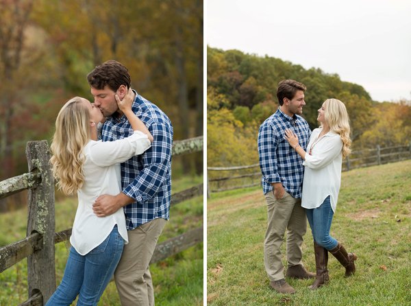 Romantic Farm Engagement Photos  ||  Jen Harvey Photography  ||  Charm City Wed   ||  www.charmcitywed.com