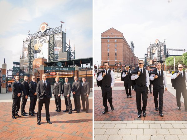 Orioles themed wedding  ||  Maureen Pacheco Photography  ||  Charm City Wed  ||   www.charmcitywed.com