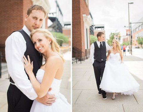 Orioles themed wedding  ||  Maureen Pacheco Photography  ||  Charm City Wed  ||   www.charmcitywed.com