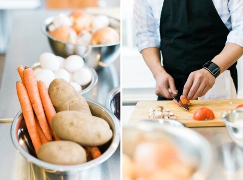 Maryland Cooking Class Engagement Session  ||  Joy Michelle Photography  ||  Charm City Wed  ||  www.charmcitywed.com