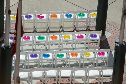 Same-Sex Orioles Themed Wedding  ||  Jennifer McMenamin Photography  ||  Charm City Wed  ||  www.charmcitywed.com