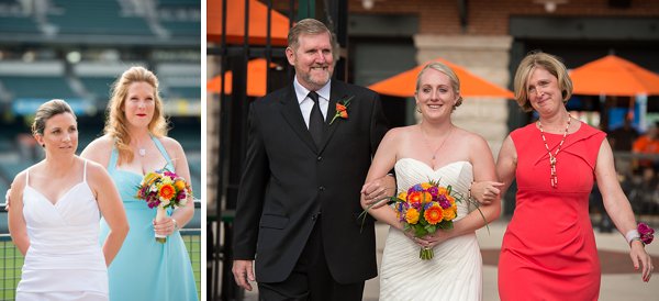 Same-Sex Orioles Themed Wedding  ||  Jennifer McMenamin Photography  ||  Charm City Wed  ||  www.charmcitywed.com