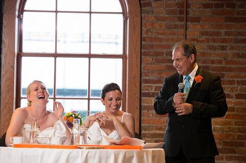 Same-Sex Orioles Themed Wedding  ||  Jennifer McMenamin Photography  ||  Charm City Wed  ||  www.charmcitywed.com