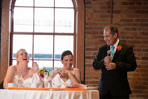 Same-Sex Orioles Themed Wedding  ||  Jennifer McMenamin Photography  ||  Charm City Wed  ||  www.charmcitywed.com