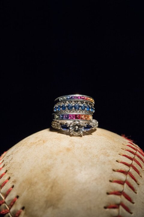 Same-Sex Orioles Themed Wedding  ||  Jennifer McMenamin Photography  ||  Charm City Wed  ||  www.charmcitywed.com