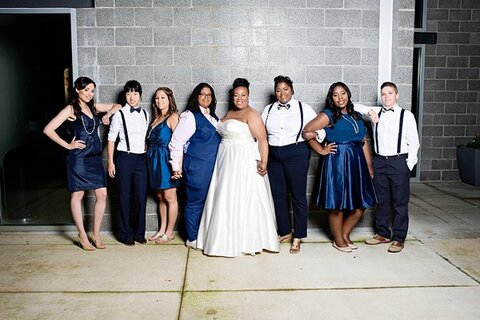 Same-sex Corradetti Glassblowing Studio Wedding  ||  Simply Breathe Events  ||  Melissa McClain Photography  ||  Charm City Wed  ||  www.charmcitywed.com