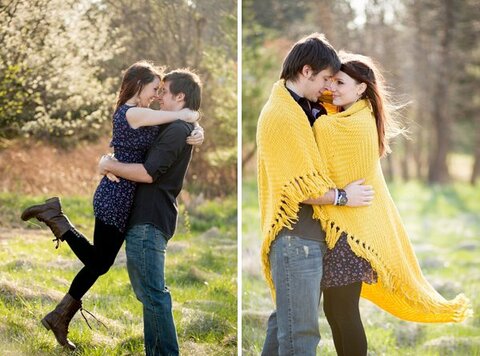 Woodsy Winter Engagement Photos  ||  Rachael Boer Photography  ||  Charm City Wed  ||  www.charmcitywed.com