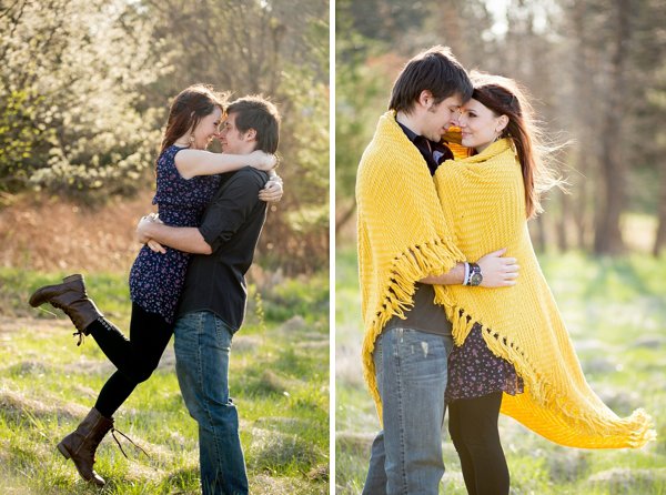 Woodsy Winter Engagement Photos  ||  Rachael Boer Photography  ||  Charm City Wed  ||  www.charmcitywed.com