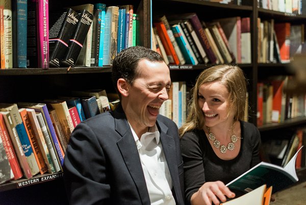 BookStore Engagement Session  ||  Joy Michelle Photography  ||  Charm City Wed  ||   www.charmcitywed.com