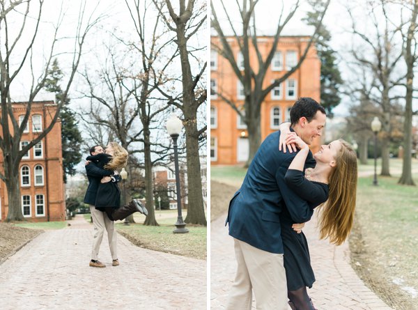 St. John's Campus Engagement Session  ||  Joy Michelle Photography  ||  Charm City Wed  ||   www.charmcitywed.com