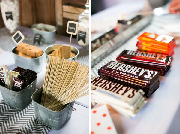 S'mores Wedding Reception at Jefferson Patterson Park  ||  tPoz Photography  ||  Charm City Wed  ||  www.charmcitywed.com