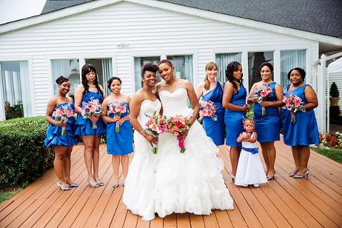 Same-sex wedding at Celebrations at the Bay  ||  Emily Chastain Photography  ||  Charm City Wed  ||  www.charmcitywed.com