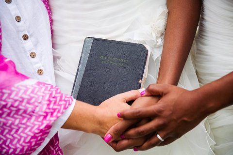 Same-sex wedding at Celebrations at the Bay  ||  Emily Chastain Photography  ||  Charm City Wed  ||  www.charmcitywed.com