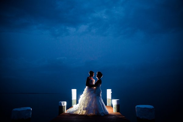Silhouette Photo Celebrations at the Bay wedding ||  Emily Chastain Photography  ||  Charm City Wed  ||  www.charmcitywed.com
