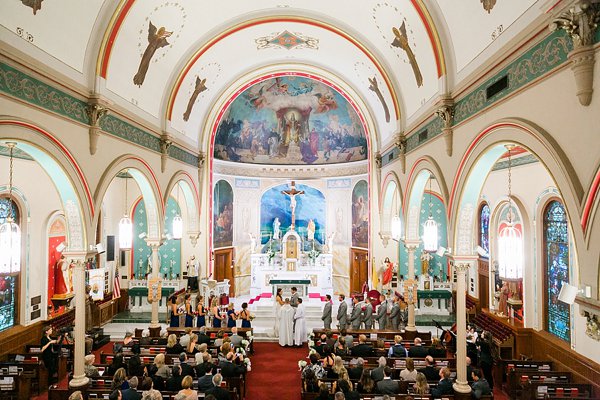 St. Leo the Great Church Wedding in Little Italy Baltimore || Dana Cubbage Weddings || Charm City Wed || www.charmcitywed.com St. Leo the Great Church Wedding in Little Italy Baltimore || Dana Cubbage Weddings || Charm City Wed || www.charmcitywed.com
