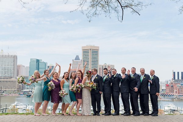Federal Hill Park Wedding Photos  ||  Kirsten Smith Photography  ||  Charm City Wed  ||  www.charmcitywed.com