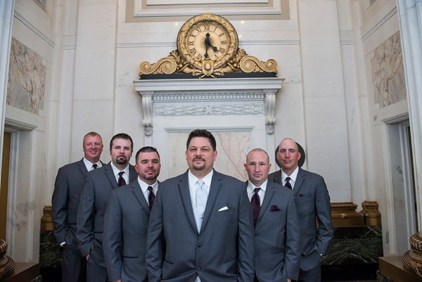 Groomsmen Wedding Prep at the Hotel Monaco Baltimore  ||  Kathleen Hertel Photography  ||  Charm City Wed  ||  www.charmcitywed.com