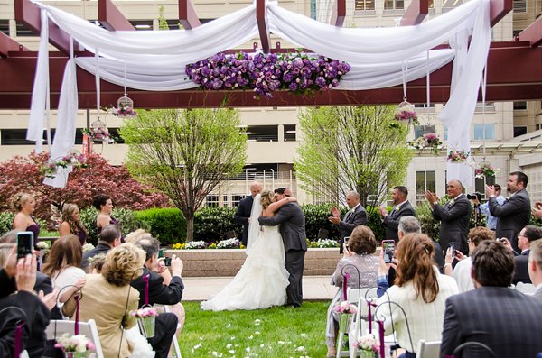 Center Club Baltimore Wedding Ceremony   ||  Kathleen Hertel Photography  ||  Charm City Wed  ||  www.charmcitywed.com