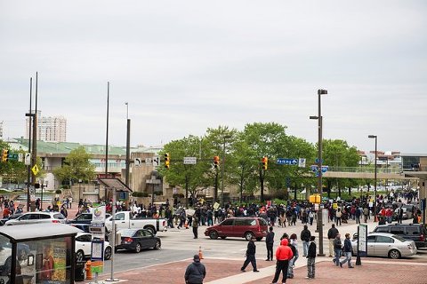 Baltimore Riots Wedding   ||  Kathleen Hertel Photography  ||  Charm City Wed  ||  www.charmcitywed.com