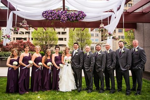 Center Club Baltimore Wedding Ceremony   ||  Kathleen Hertel Photography  ||  Charm City Wed  ||  www.charmcitywed.com