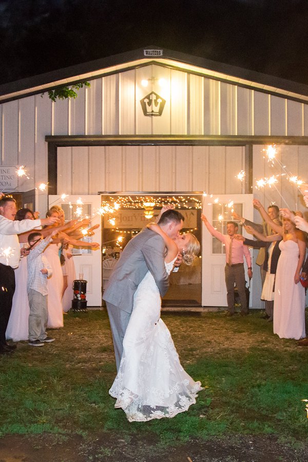 Wedding Sparkler Exit  ||  Chesapeake Charm Photography  || Charm City Wed  ||  www.charmcitywed.com