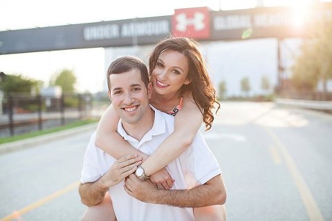 Under Armour Engagement Session  ||  Richard and Tara Photography  ||  Charm City Wed  ||  www.charmcitywed.com