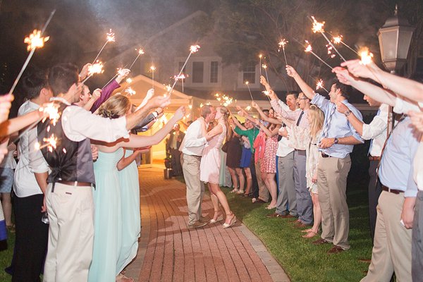 Sparkler Exit Wedding at Country Club of Maryland || Anna Grace Photography || Charm City Wed || www.charmcitywed.com
