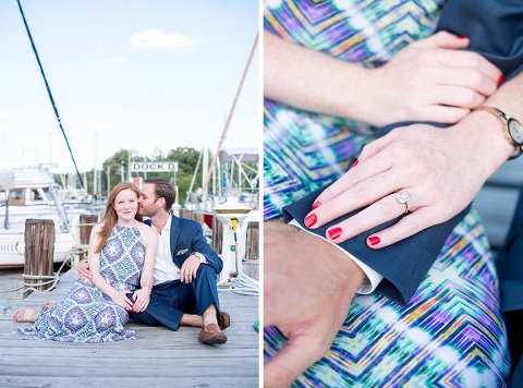 Boating Engagement Session || Hannah Leigh Photography || Charm City Wed || www.charmcitywed.com