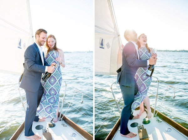Boating Engagement Session || Hannah Leigh Photography || Charm City Wed || www.charmcitywed.com