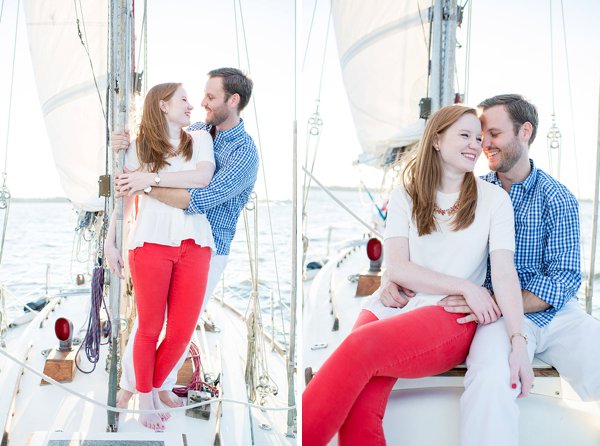 Boating Engagement Session || Hannah Leigh Photography || Charm City Wed || www.charmcitywed.com