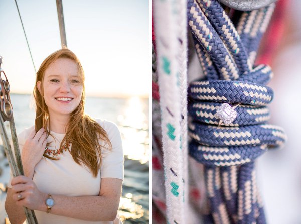 Boating Engagement Photos || Hannah Leigh Photography || Charm City Wed || www.charmcitywed.com