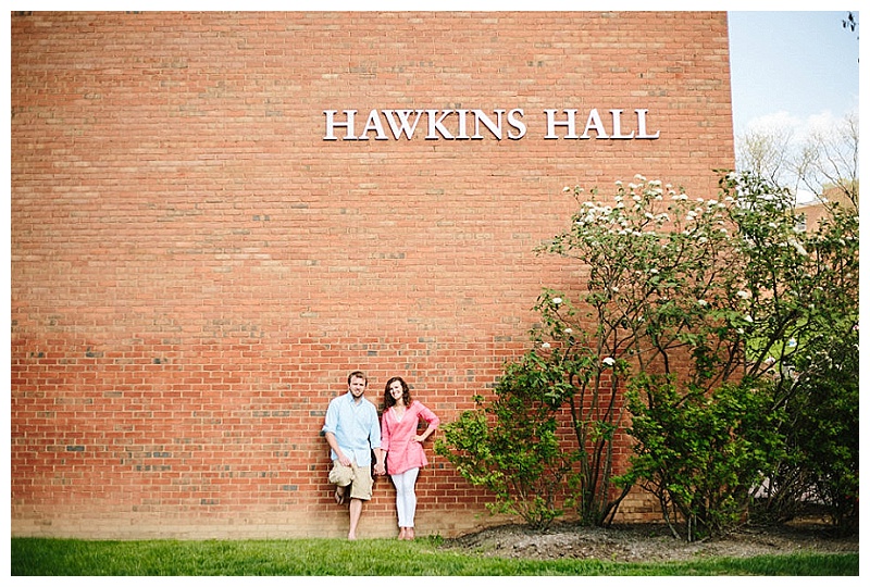 Towson University Engagement Session || Christa Rae Photography || Charm City Wed || www.charmcitywed.com