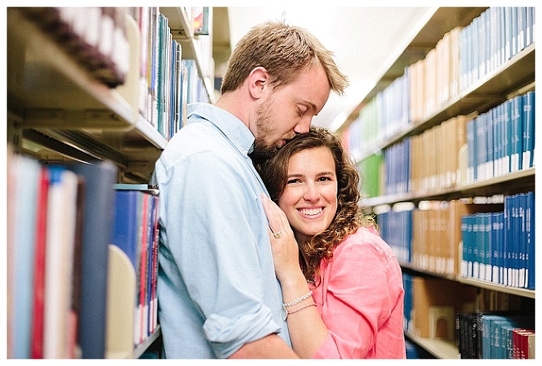 Towson University Library Engagement Session || Christa Rae Photography || Charm City Wed || www.charmcitywed.com