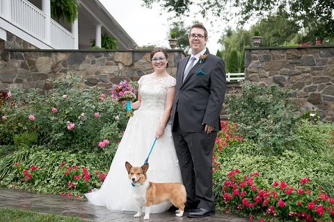 dog at a Wedding || Marlayna Photography || Charm City Wed || www.charmcitywed.com